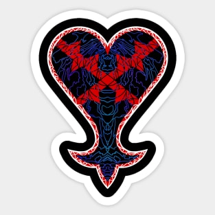 Kingdom Hearts Heartless Heart Sticker